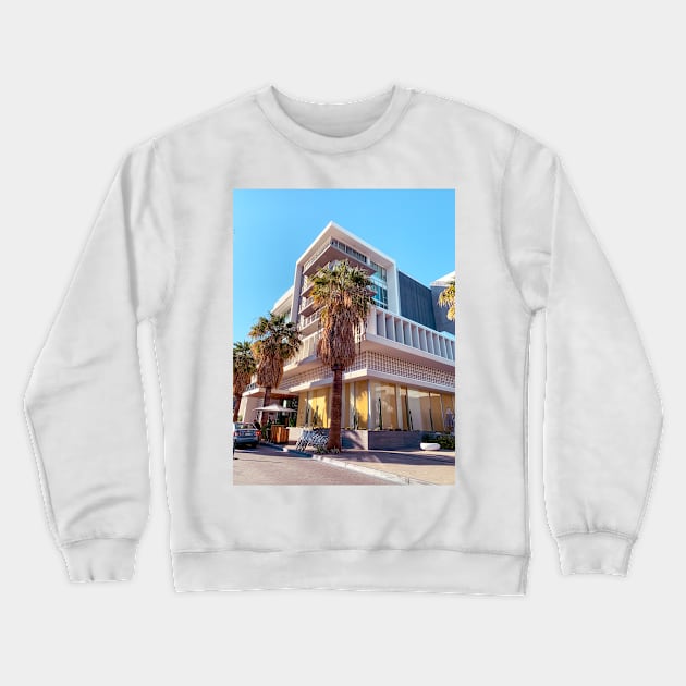 Midcentury Modern Style Hotel in Palm Springs, CA Crewneck Sweatshirt by offdutyplaces